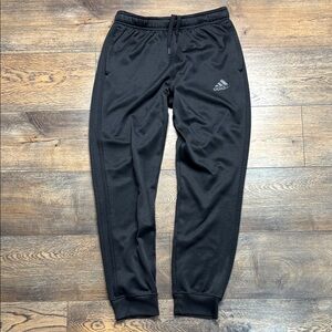 Adidas men’s black track pants/joggers
